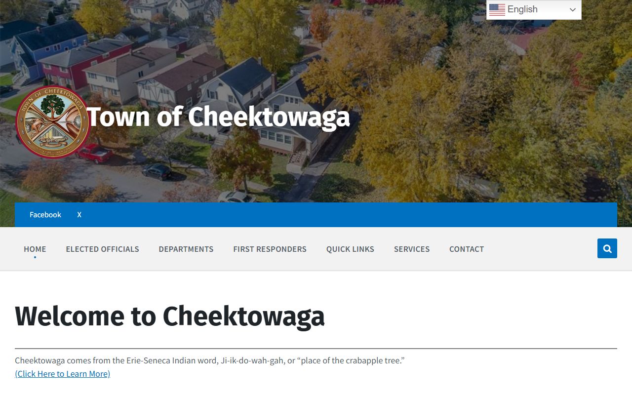 Town of Cheektowaga Official Website for New York birth records