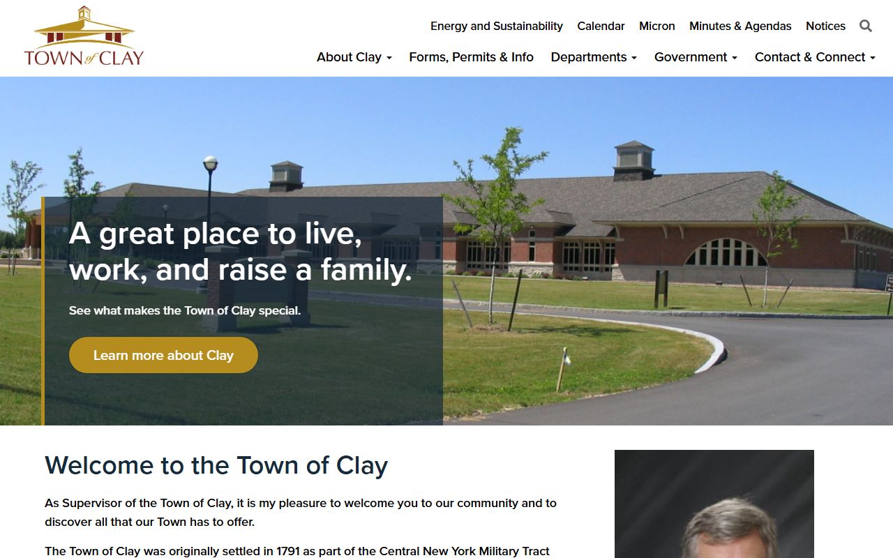 Town of Clay Official Website for New York birth records