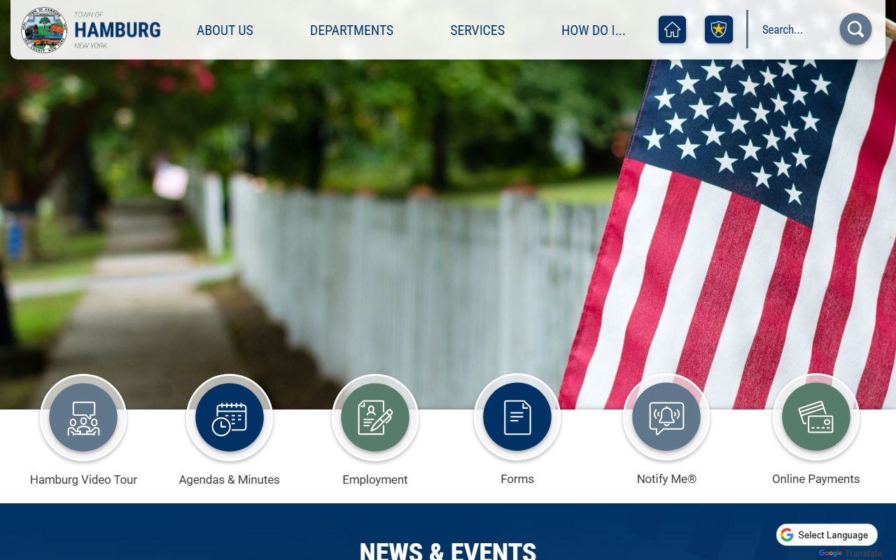 Town of Hamburg Official Website for New York birth records