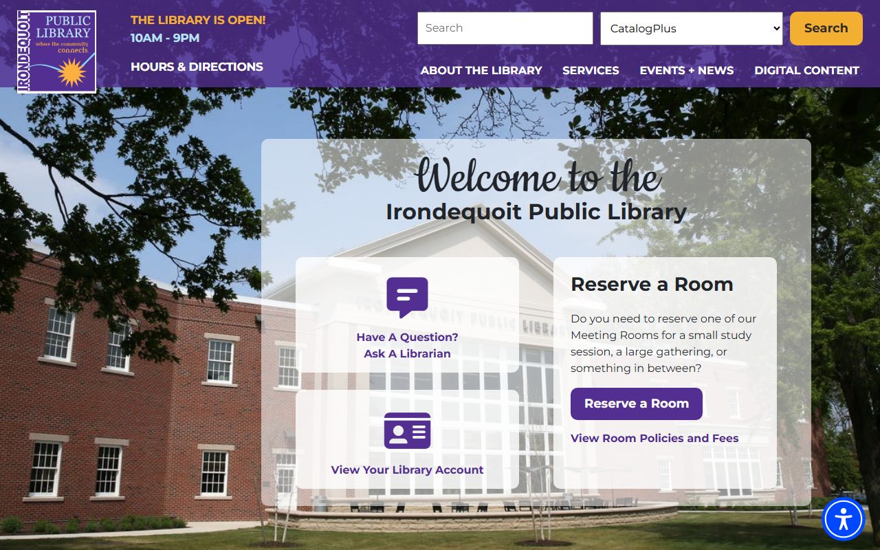 Irondequoit Public Library for New York birth records