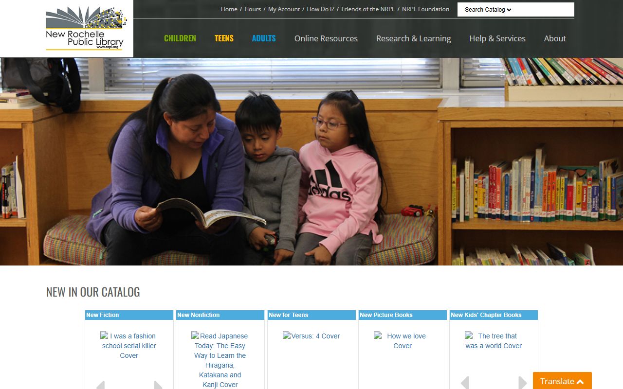 New Rochelle Public Library for New York birth records