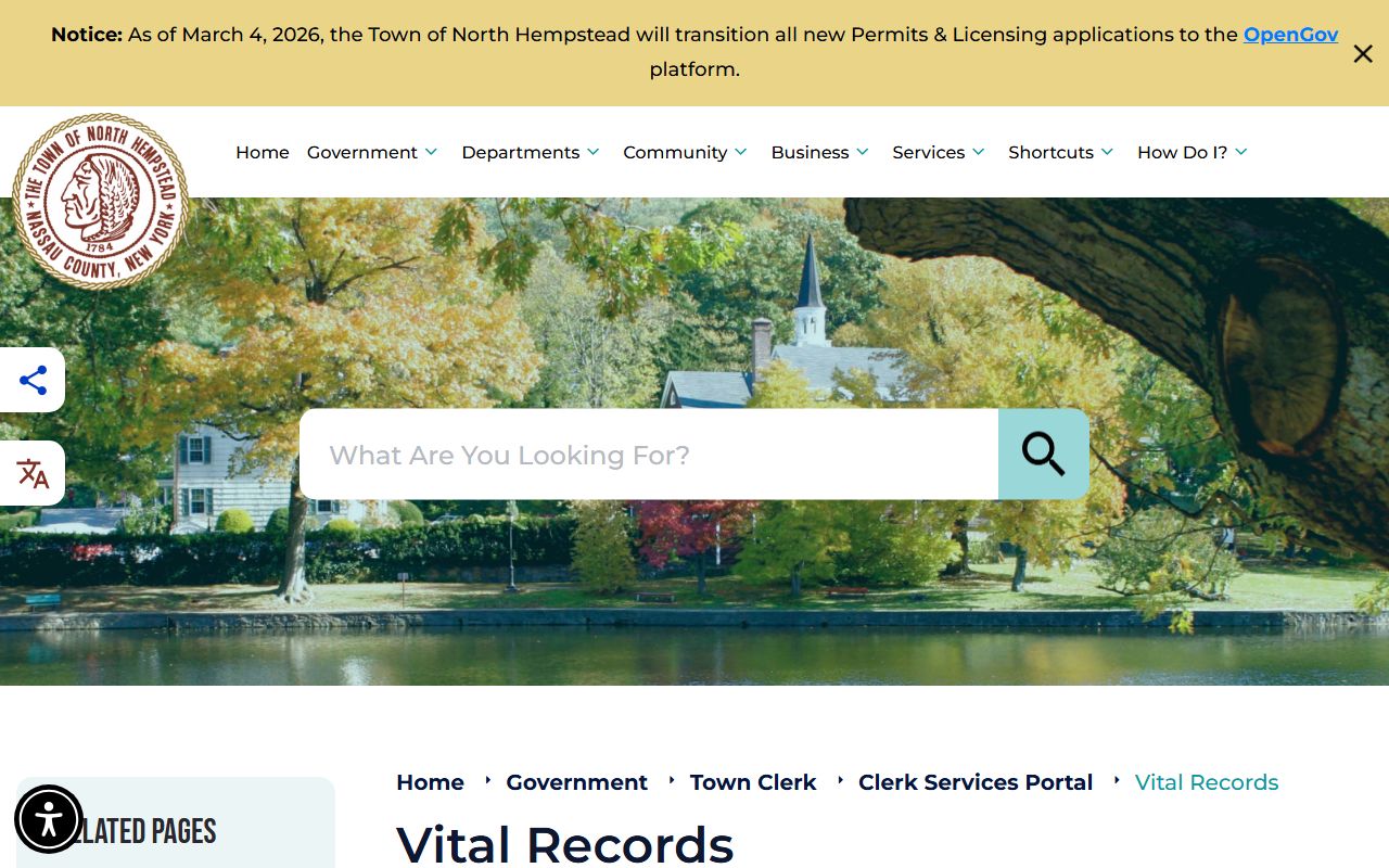 North Hempstead Vital Records for New York birth records