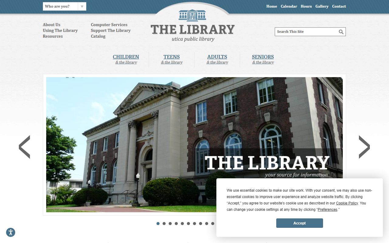 Utica Public Library for New York birth records