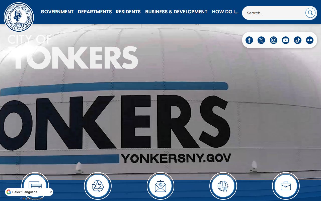 City of Yonkers Official Website for New York birth records