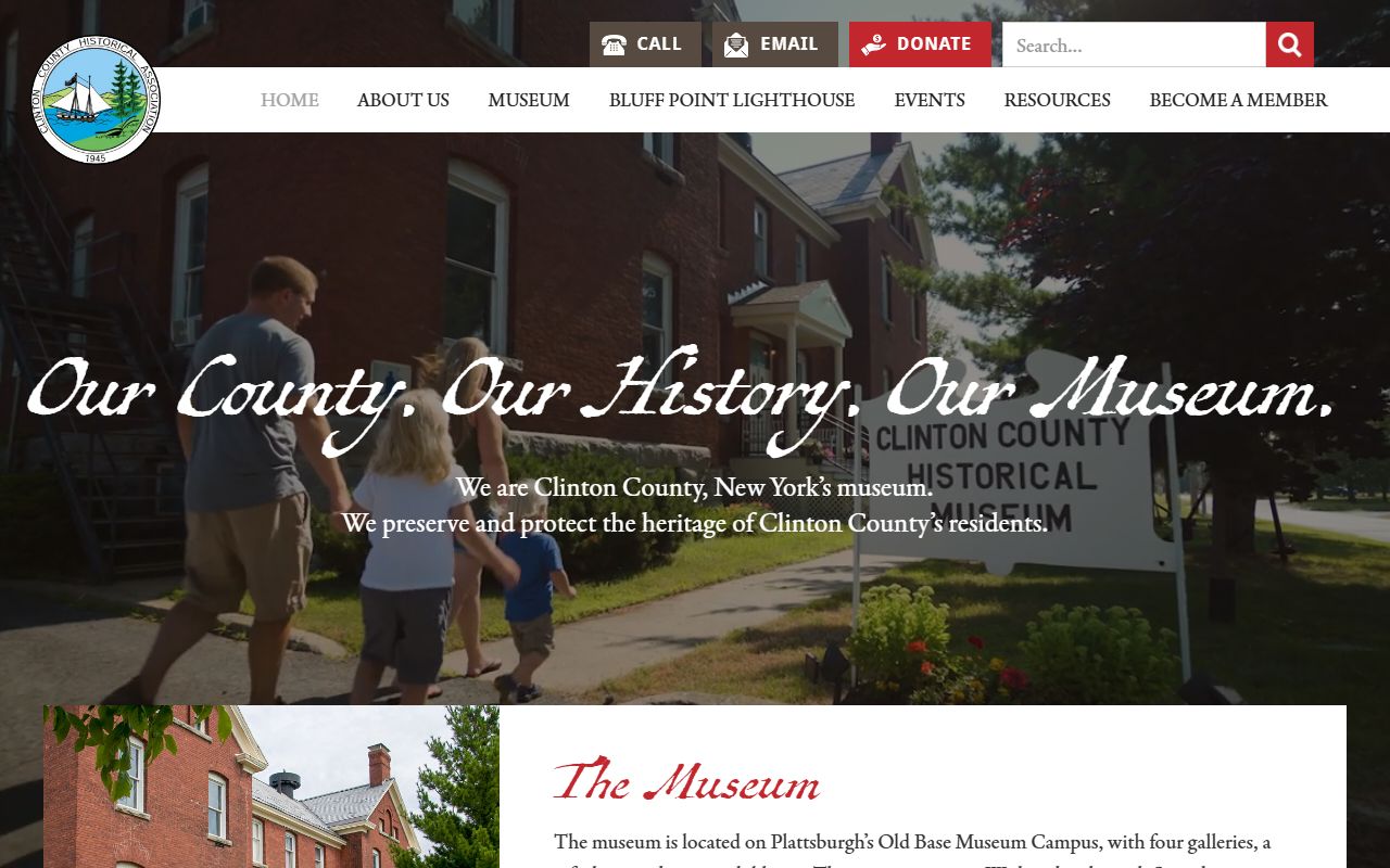 Clinton County Historical Association for New York birth records