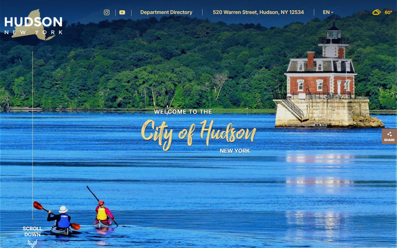 City of Hudson Vital Records for New York birth records