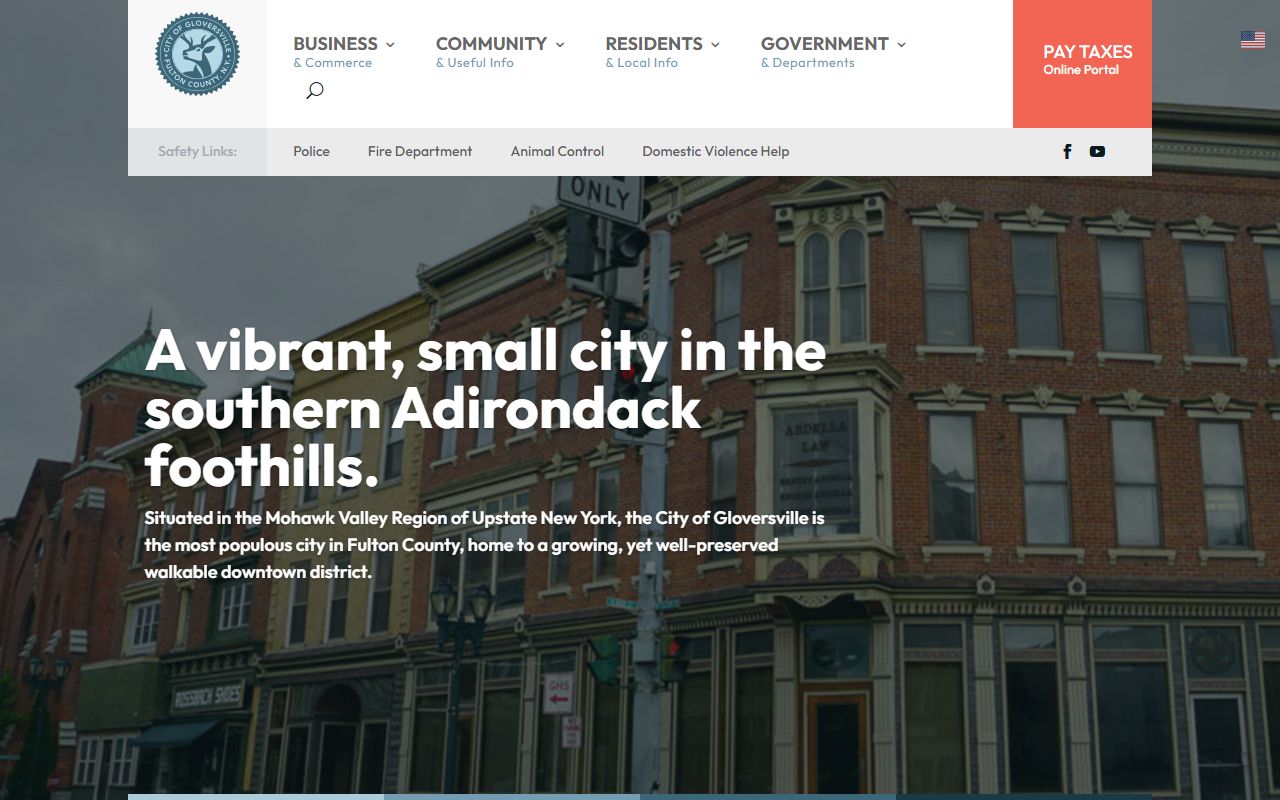 City of Gloversville Vital Records for New York birth records