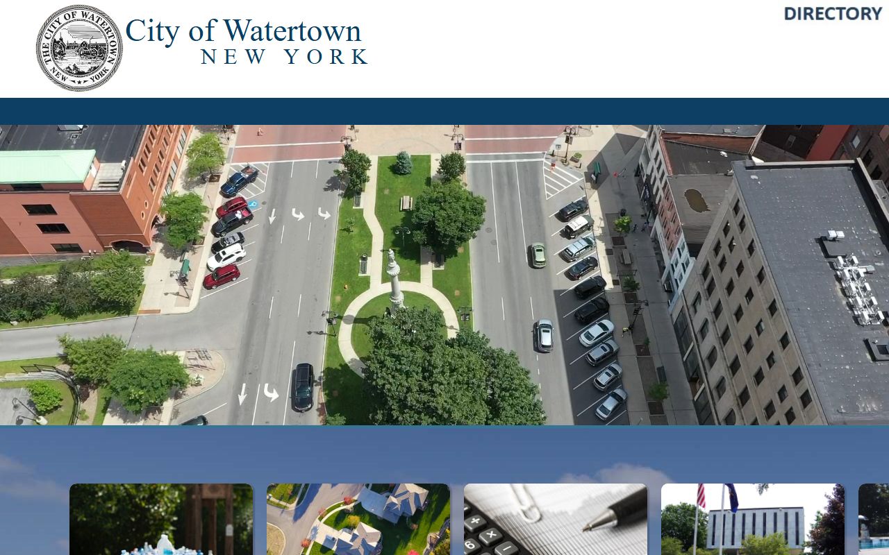 City of Watertown Vital Records for New York birth records