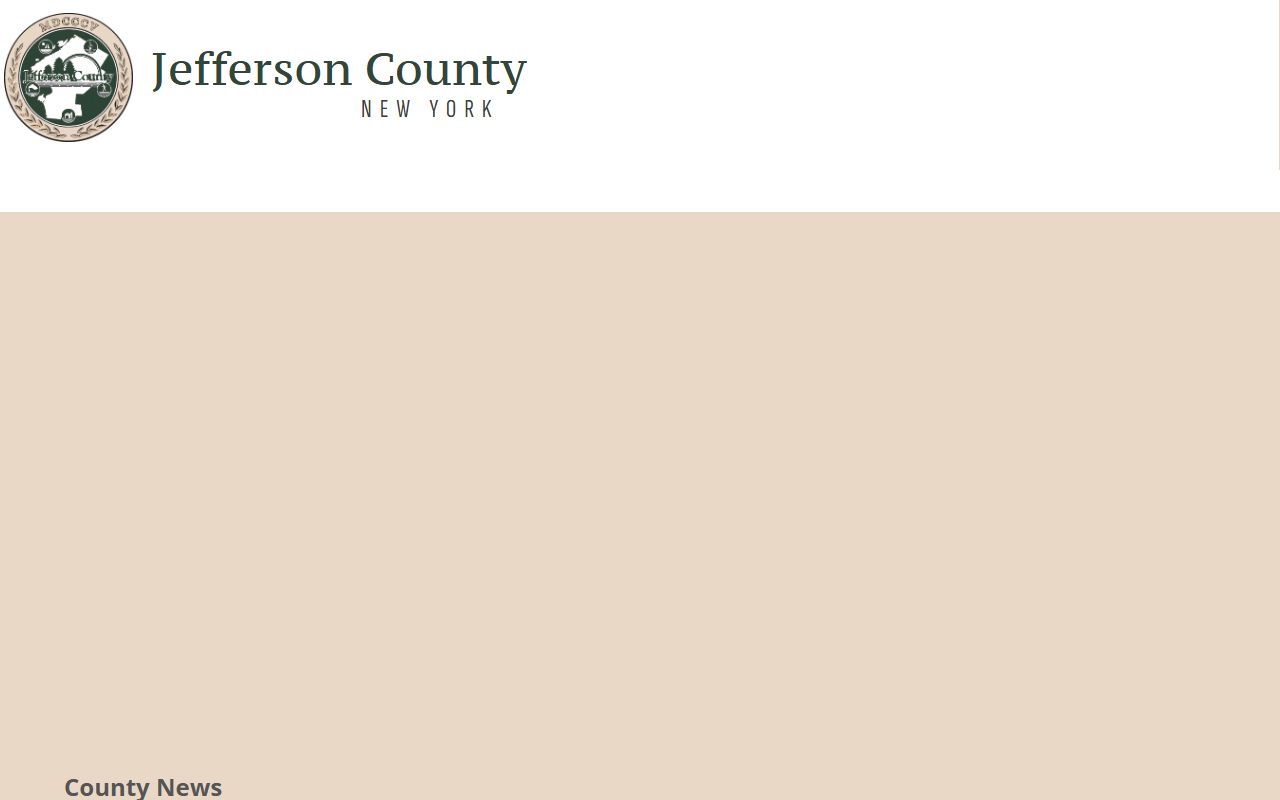 Jefferson County Official Website for New York birth records