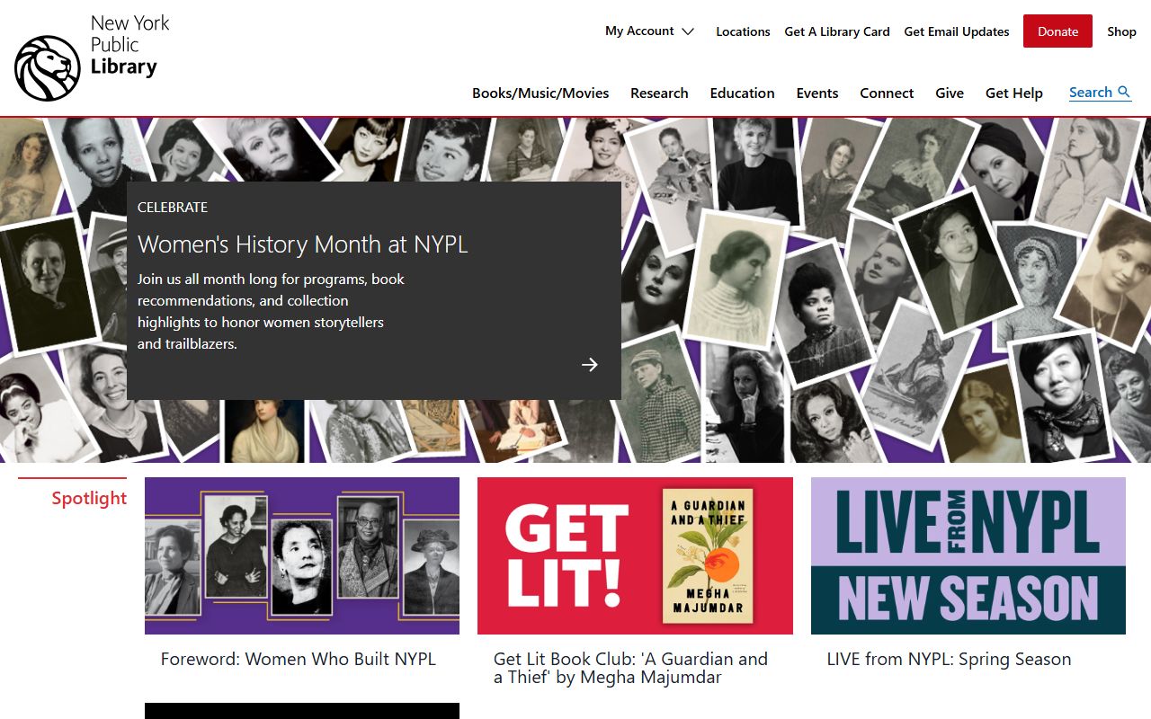 New York Public Library for New York birth records