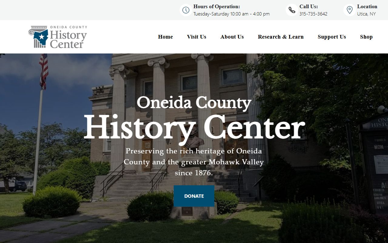 Oneida County Historical Society for New York birth records