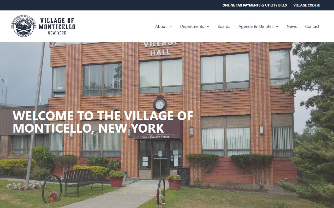 Village of Monticello Vital Records for New York birth records