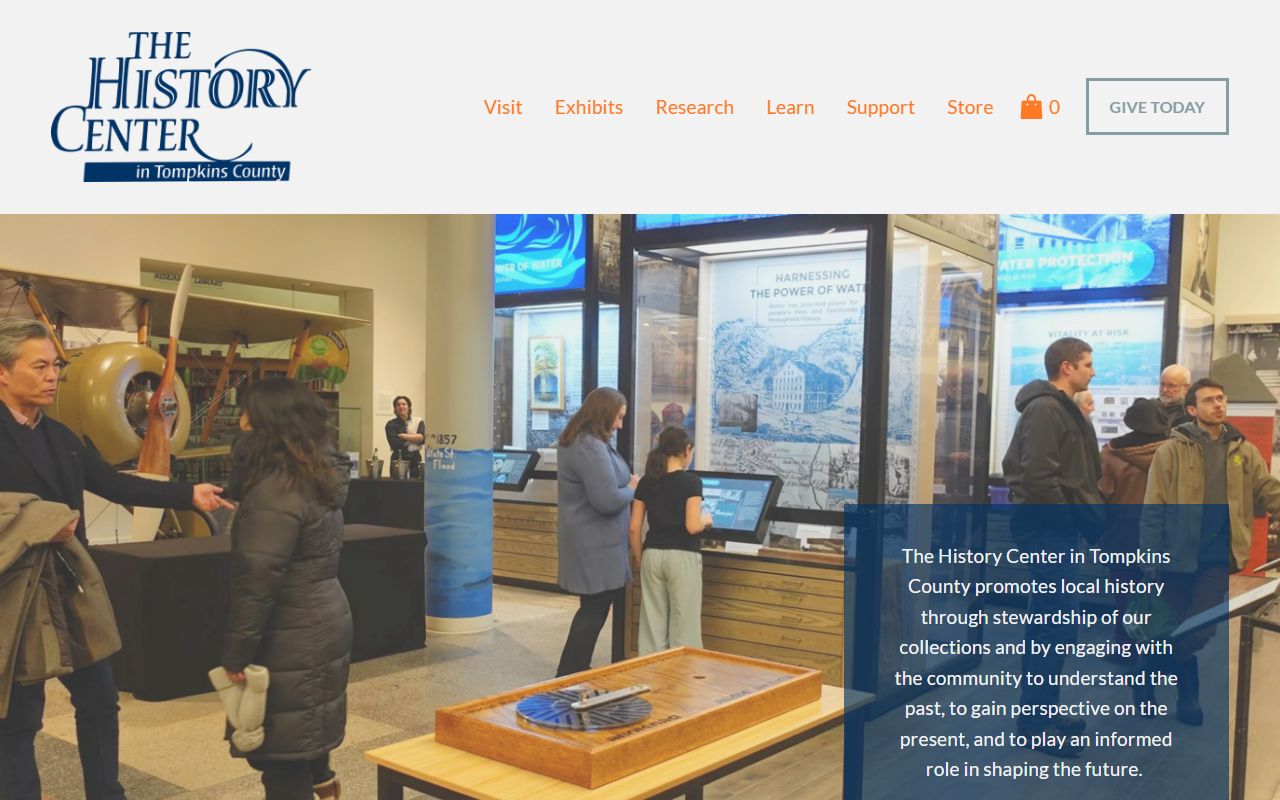 Tompkins County History Center for New York birth records