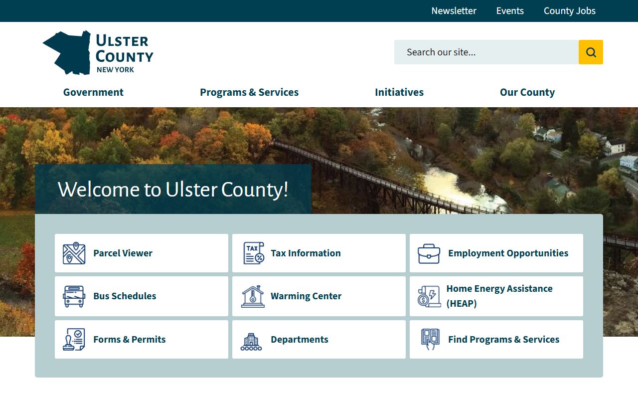 Ulster County Official Website for New York birth records