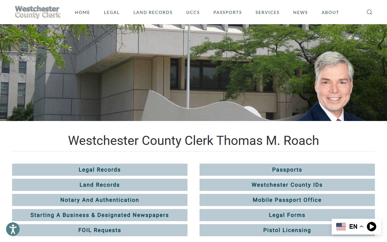 Westchester County Clerk for New York birth records